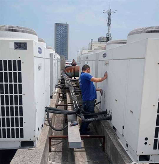 叠彩中央空调制热和不制冷系统维修方法