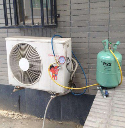 叠彩空调加氟